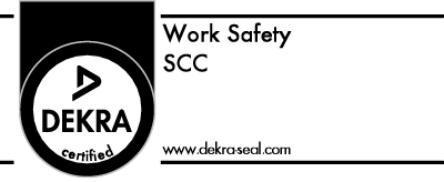 DEKRA Certification: Work Safety SCC